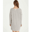 Billabong Simply Put Long Sleeve T-Shirt Dress - Womens, Ice Athletic Grey, Small, JD22QBSI-IAG-S