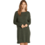 Billabong Simply Put Long Sleeve T-Shirt Dress - Womens, Olive, Small, JD22QBSI-OLV-S