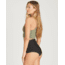 Billabong Sleeveless Sea Crop - Swim Top - Womens, Black Olive, Medium, JWSHTBHT-BOL-M