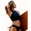Billabong Sleeveless Sea Crop - Swim Top - Womens, Black Olive, Medium, JWSHTBHT-BOL-M