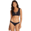 Billabong Sol Searcher Plunge - Swim Top - Womens, Black Pebble, Extra Large, XT01TBSO-BPB-XL