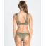 Billabong Sol Searcher Plunge - Swim Top - Womens, Sage, Large, XT01TBSO-SAG-L