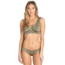 Billabong Sol Searcher Plunge - Swim Top - Womens, Sage, Large, XT01TBSO-SAG-L