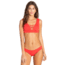 Billabong Sol Searcher Plunge - Swim Top - Womens, Sunset Red, Small, XT01TBSO-SRD-S