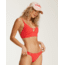Billabong Sol Searcher V Plunge - Swim Top - Womens, Sunset Red, Extra Large, XT70TBSO-SRD-XL