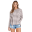 Billabong These Days Long Sleeve Pocket Tee - Womens, Stone, Medium, J922SBTH-STN-M