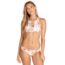 Billabong Tropic Luv High Neck Swim Top - Womens, Seashell, Large, XT07UBTR-SSL-L