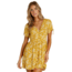 Billabong Twirl Twist Dress - Womens, Burnt Gold, Small, JD04VBTW-BUG-S