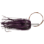 Billy Baits Mini Turbo Slammer Trolling Lure, Rigged & Ready, 135LB AFW Cable, 3 ft, 7/0 Hook, Black/Purple/Purple Fire Tail, BB-MTSBC37