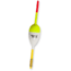 Billy Boy Bobbers Balsa Sprg Unwgt Oval, 2 Pack, White/Chartreuse/Red, 3/4in, M583-SS-W