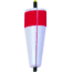 Billy Boy Bobbers Slotted Unweighted Popping Float 2in Red/White 2Pk, M80-2RW