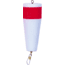 Billy Boy Bobbers Weighted Popping Float w/Swivel 2in Red/White 2Pc Zip Bag, M82W-2SRW