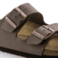 Birkenstock Arizona Birkibuc Cork Footbed Sandal - Womens, Mocha Birkibuc, Medium, 43, 151181-43