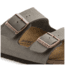 Birkenstock Arizona Birkibuc Cork Footbed Sandal - Womens, Stone Birkibuc, Medium, 45, 151211-45