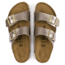 Birkenstock Arizona Birko-Flor Cork-Latex Footbed Sandal, Electric Taupe Burko-Flor, Narrow, 39, 1012972-39