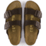 Birkenstock Arizona Birko-Flor Cork-Latex Footbed Sandal - Womens, Dark Brown Birko-Flor, Medium, 45, 51701-45