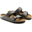Birkenstock Arizona Birko-Flor Sandals - Womens, Pull Up Anthracite, 39, 1000126-R-39