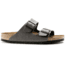 Birkenstock Arizona Birko-Flor Sandals - Womens, Pull Up Anthracite, 39, 1000126-R-39