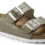 Birkenstock Arizona Leather Anatomically Formed Footbed Sandal, Khaki Leather, Narrow, 37, 1014176-37