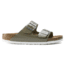Birkenstock Arizona Leather Anatomically Formed Footbed Sandal, Khaki Leather, Narrow, 37, 1014176-37