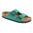 Birkenstock Arizona Nubuck Soft Footbed Sandal - Women's-Billiard-Medium-40