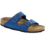 Birkenstock Arizona Nubuck Soft Footbed Sandal - Women's-Blue-Narrow-37