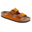 Birkenstock Arizona Nubuck Soft Footbed Sandal - Women's-Orange-Medium-36