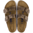 Birkenstock Arizona Soft Footbed Oiled Nubuck Leather Sandals, Tobacco Brown, Narrow, 37, 552813-37