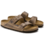 Birkenstock Arizona Soft Footbed Oiled Nubuck Leather Sandals, Tobacco Brown, Narrow, 37, 552813-37