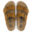 Birkenstock Arizona Soft Footbed Suede Leather Sandals - Womens, Minke Suede, Medium, 42, 1009526-42