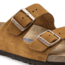 Birkenstock Arizona Soft Footbed Suede Leather Sandals - Womens, Minke Suede, Medium, 42, 1009526-42