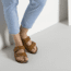 Birkenstock Arizona Soft Footbed Suede Leather Sandals - Womens, Minke Suede, Medium, 42, 1009526-42