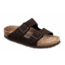 Birkenstock Arizona Suede Soft Footbed Sandal - Womens-Mocha-Medium-42