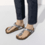 Birkenstock Gizeh Birko-Flor Sandals - Womens, Boho Flowers Navy, 39, 1015996-R-39