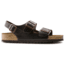 Birkenstock Milano Soft Footbed Smooth Leather Sandals - Womens, Brown Amalfi Leather, Medium, 37, 234541-37