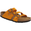 Birkenstock Orlando Nubuck Soft Footbed Sandal - Women's-Orange-Narrow-41