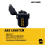 Black Beard Fire Plasma Arc Lighter, Black/Yellow, BB-ArcLighter