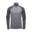 Black Diamond Approach Quarter Zip Mens Fleece Jacket, Smoke, Medium, APWQ4N022MED1