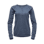 Black Diamond Attitude Womens Long Sleeve Henley Shirt, Admiral, Large, APR56A405LRG1