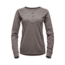 Black Diamond Attitude Womens Long Sleeve Henley Shirt, Slate, Large, APR56A020LRG1