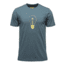 Black Diamond BD Idea Mens Short Sleeve Logo Tee Shirt, Adriatic, Small, APH806455SML1