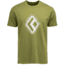 Black Diamond Chalked Up 2.0 Short Sleeve T-Shirt - Mens, Camp Green, Medium, AP7524073039MED1