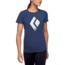 Black Diamond Chalked Up Short Sleeve T-Shirt - Womens, Ink Blue, Small, AP7300524014SML1