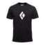 Black Diamond Climb Icon Logo Mens Short Sleeve Tee Shirt, Black, Extra Large, APM3QN015XLG1