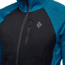 Black Diamond Coefficient LT Hybrid Hoody - Mens, Kingfisher/Black, Large, AP7440519038LRG1