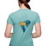 Black Diamond Desert To Mountain Short Sleeve Tee - Womens, Coastal Blue, Large, AP7302364054LRG1