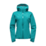 Black Diamond FineLineStretch Womens Rain Shell Jacket, Evergreen, Small, APG3E8317SML1