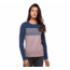 Black Diamond LS Campus Tee - Womens, Wood Violet/Ink Blue/Port, Extra Small, AP7300649235XSM1