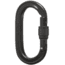 Black Diamond Oval Screwgate Carabiner, Black, BD210084BLAKALL1