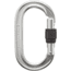 Black Diamond Oval Screwgate Carabiner, Polished, BD210084POLSALL1